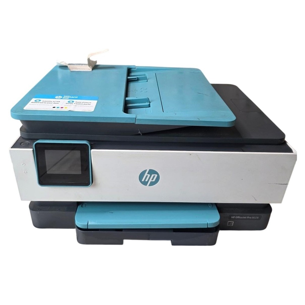 HP OfficeJet‎ Pro 8028 All-in-One Wireless Color Inkjet Printer Teal White